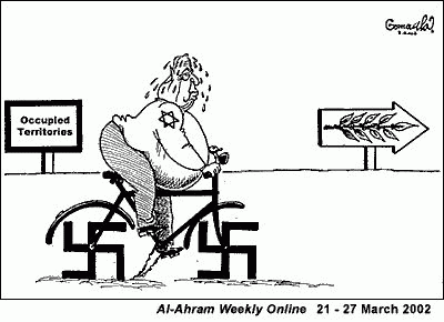 Cartoon from Arab newspaper