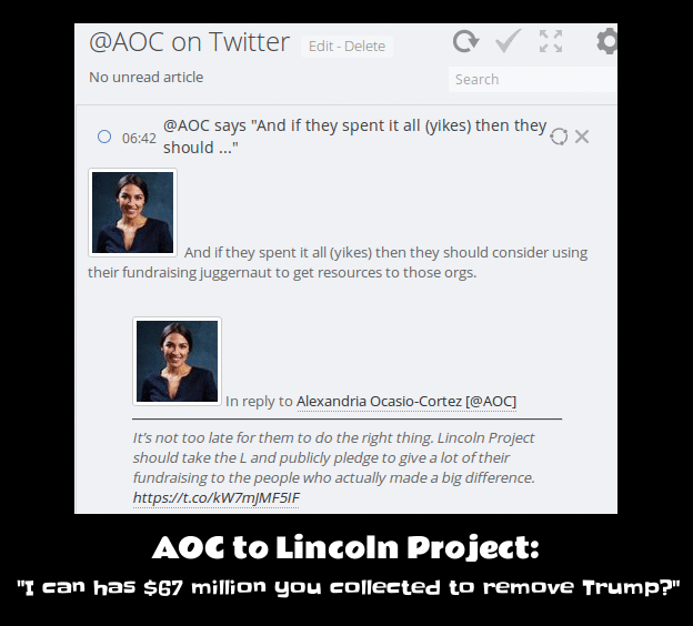 AOC meme image