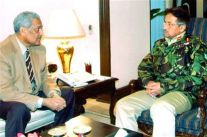 A Q Khan meets Musharaf