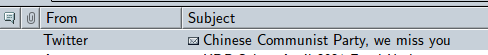 Email screenshot