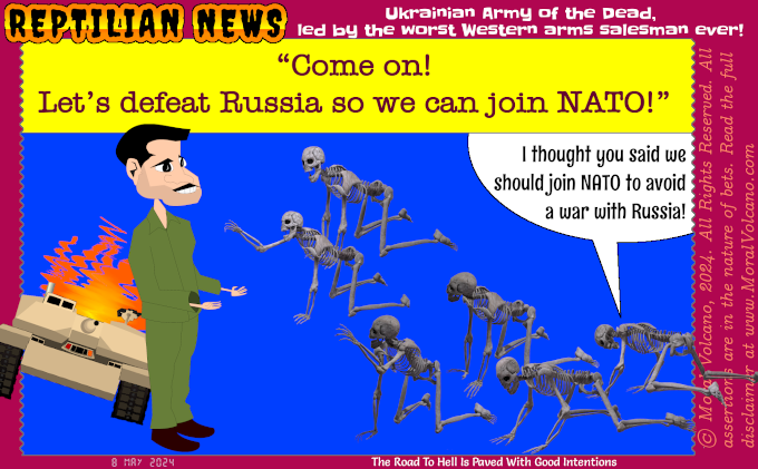 Reptilian News Cartoon